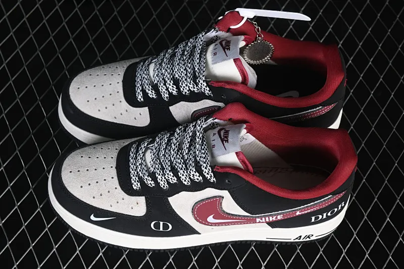 All categories Nk Air Force 1 Air Force series Nk Air Force 1 Low Air Force low-top Nike Air Force 1'07 Low Black and red contrast Air Force 1 low-top casual sneakers SY1388-029